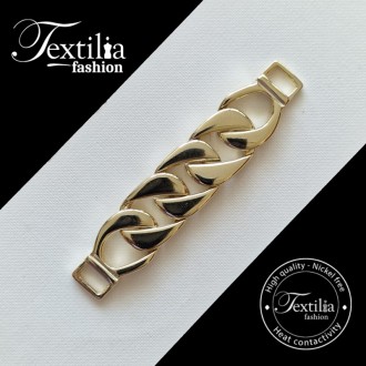 Метални аксесоари за декориране на дрехи 80mm x 17mm Метални аксесоари за декориране на дрехи 80mm x 17mm