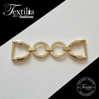 Метални аксесоари за декориране на дрехи 65mm x 18mm Метални аксесоари за декориране на дрехи 65mm x 18mm