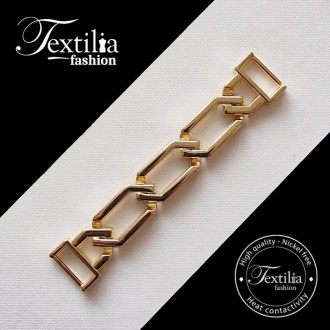 Метални аксесоари за декориране на дрехи 100mm x 17mm Метални аксесоари за декориране на дрехи 100mm x 17mm