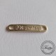 Метална плочка с вашето лого 42mm X 8mm