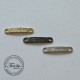 Метална плочка с вашето лого 42mm X 8mm