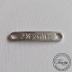 Метална плочка с вашето лого 42mm X 8mm