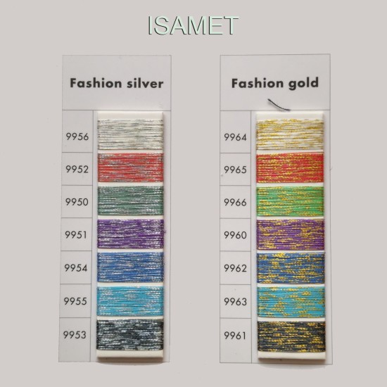 Метализиран конец за бродерия AMANN ISAMET No.40 – конус 1 000 м за Бродировъчни Машини