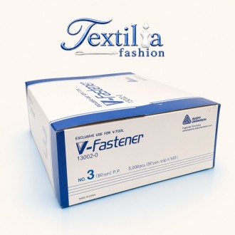 Прозрачни пластмасови стрелички V-Fastener №3, 80 mm, за пистолет V-TOOL – 5 000 броя Прозрачни пластмасови стрелички V-Fastener №3, 80 mm, за пистолет V-TOOL – 5 000 броя