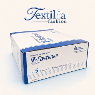 Прозрачни пластмасови стрелички V-Fastener №5, 130 mm, за пистолет V-TOOL – 5 000 броя Прозрачни пластмасови стрелички V-Fastener №5, 130 mm, за пистолет V-TOOL – 5 000 броя