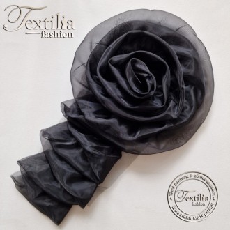 Цвете Декоративно от органза 22cm X 27cm Цвете Декоративно от органза 22cm X 27cm
