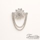 Декоративен аксесоар Strass Vintage Glamour с верижки 5,5×7,5cm