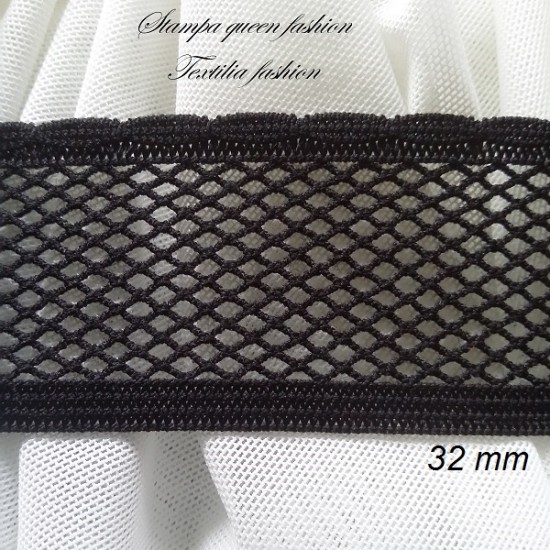 Ластици с мрежа за дамско облекло Ширина: 32mm