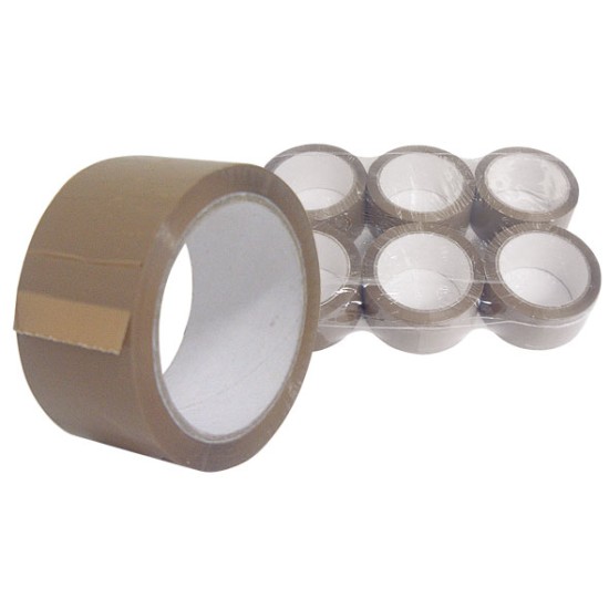 Тиксо шумно OPP за опаковане 48mm х 60 m кафяво. Тиксо шумно OPP за опаковане 48mm х 60 m кафяво.