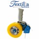 Ръчен механизъм за опаковъчно тиксо с ергономична дръжка и метална основа за рула до 200 метра
