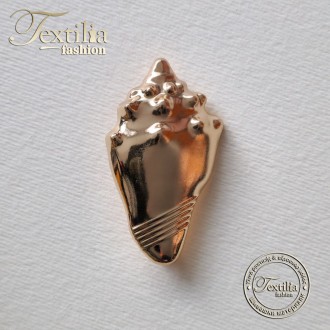 Метален аксесоар за дамски дрехи – Светло злато 3cm X 5,5cm