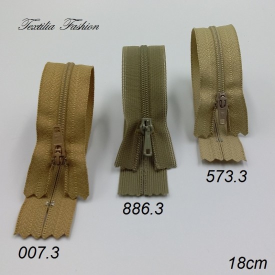 Спирален цип YKK No.3 затворен 18 cm – FRFC-36 Спирален цип YKK No.3 затворен 18 cm – FRFC-36