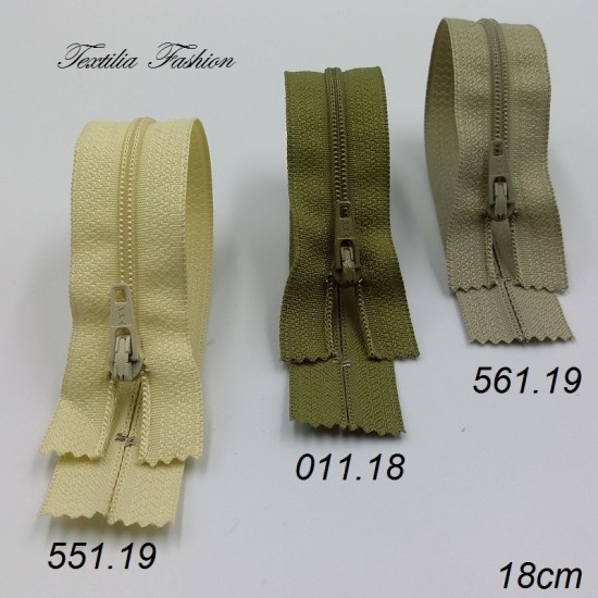 Спирален цип YKK No.3 затворен 18 cm – FRFC-36 Спирален цип YKK No.3 затворен 18 cm – FRFC-36