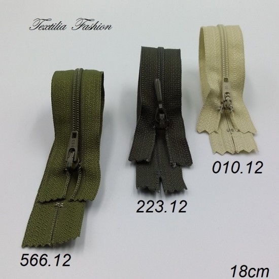 Спирален цип YKK No.3 затворен 18 cm – FRFC-36 Спирален цип YKK No.3 затворен 18 cm – FRFC-36