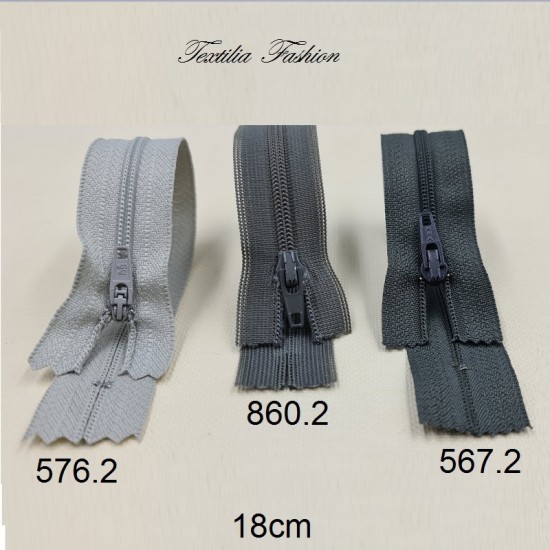 Спирален цип YKK No.3 затворен 18 cm – FRFC-36 Спирален цип YKK No.3 затворен 18 cm – FRFC-36