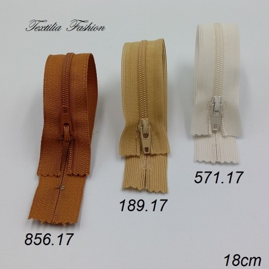 Спирален цип YKK No.3 затворен 18 cm – FRFC-36 Спирален цип YKK No.3 затворен 18 cm – FRFC-36