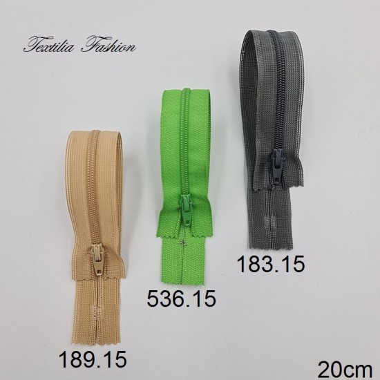 Спирален цип YKK No.3 затворен 20 cm – FRFC-36 Спирален цип YKK No.3 затворен 20 cm – FRFC-36