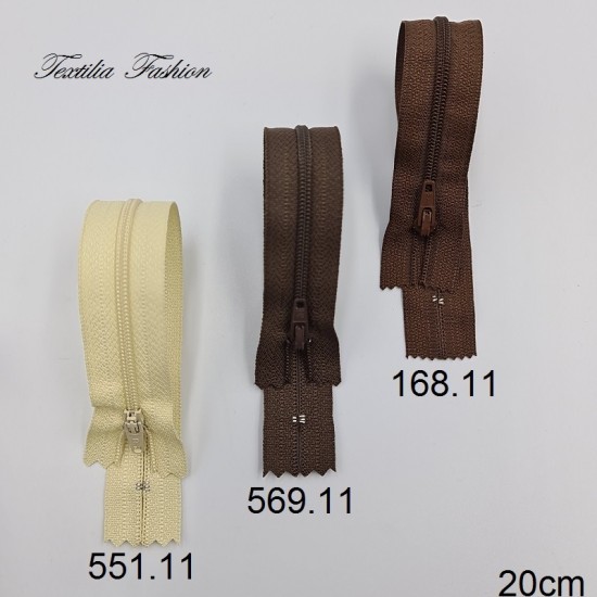 Спирален цип YKK No.3 затворен 20 cm – FRFC-36 Спирален цип YKK No.3 затворен 20 cm – FRFC-36