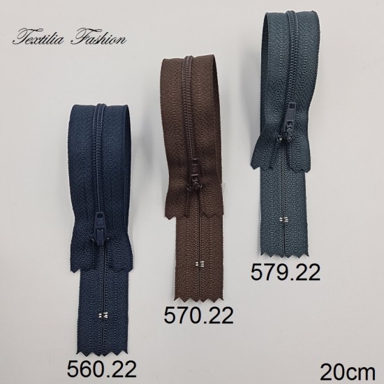 Спирален цип YKK No.3 затворен 20 cm – FRFC-36 Спирален цип YKK No.3 затворен 20 cm – FRFC-36