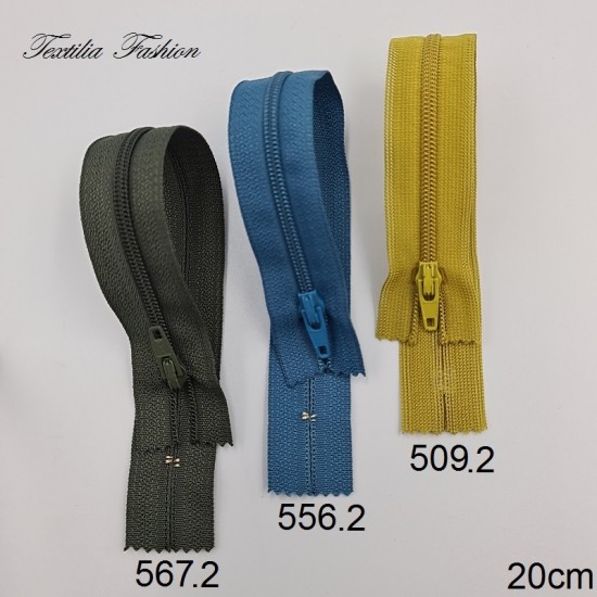 Спирален цип YKK No.3 затворен 20 cm – FRFC-36 Спирален цип YKK No.3 затворен 20 cm – FRFC-36