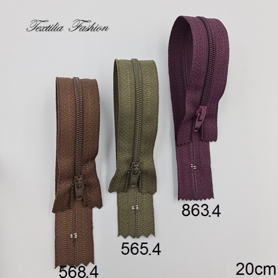 Спирален цип YKK No.3 затворен 20 cm – FRFC-36 Спирален цип YKK No.3 затворен 20 cm – FRFC-36