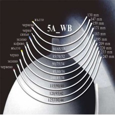 Банели за сутиен 5A_WB Метални Плоски